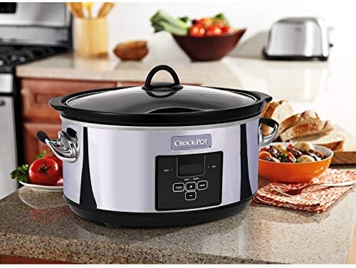 7 Quart Programmable Slow Cooker – Polished Platinum - Curated Catalog G5