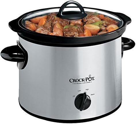 3 Quart Manual Slow Cooker – Silver - Curated Catalog K3