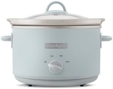 4.5 Quart Manual Slow Cooker – Macaroon Blue - Curated Catalog G6