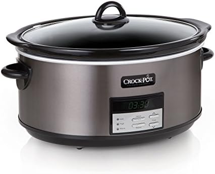 8 Quart Programmable Slow Cooker with Auto Warm - Curated Catalog X1