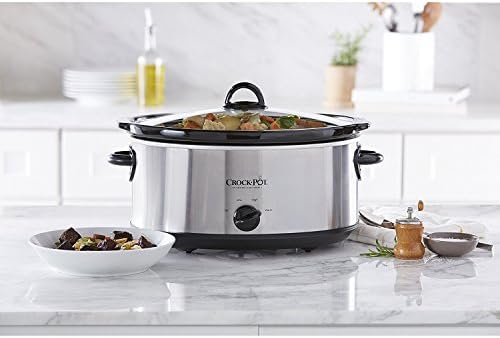 7 Quart Oval Manual Slow Cooker – Stainless Steel - Curated Catalog Q4