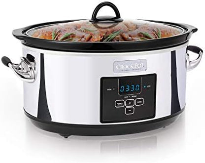 7 Quart Programmable Slow Cooker – Polished Platinum - Curated Catalog G5