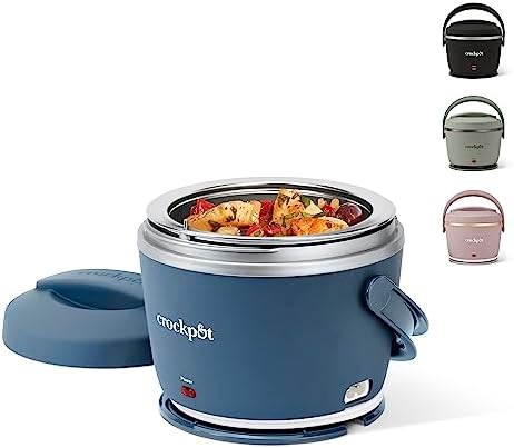 Electric Lunch Box Food Warmer 20oz – Faded Blue - Curated Catalog L5