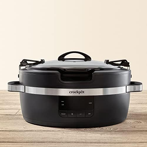 Thermoshield 6 Quart Slow Cooker with Carry Handles - Curated Catalog Q9