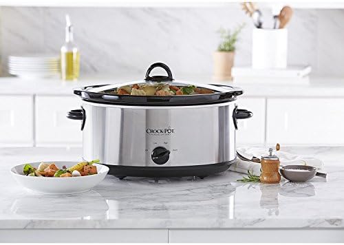 7 Quart Oval Manual Slow Cooker – Stainless Steel - Curated Catalog Q4