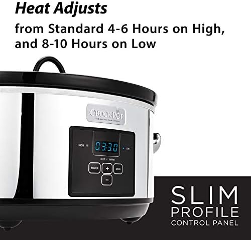 7 Quart Programmable Slow Cooker – Polished Platinum - Curated Catalog G5