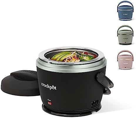 Electric Lunch Box Food Warmer 20oz – Black - Curated Catalog X8