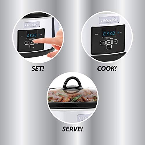 7 Quart Programmable Slow Cooker – Polished Platinum - Curated Catalog G5