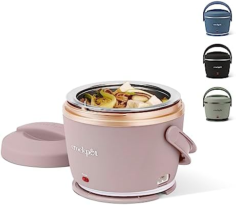 Electric Lunch Box Food Warmer 20oz – Blush Pink - Curated Catalog N3