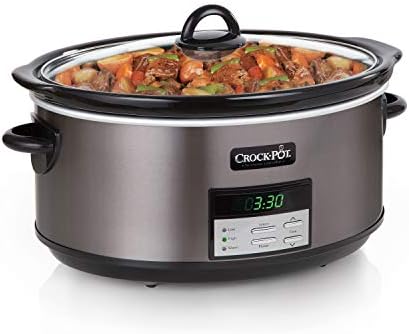 8 Quart Programmable Slow Cooker with Auto Warm - Curated Catalog H5