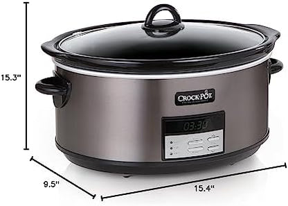 8 Quart Programmable Slow Cooker with Auto Warm - Curated Catalog X1