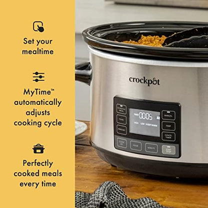 7 Quart Portable Programmable Slow Cooker with Timer - Curated Catalog X6