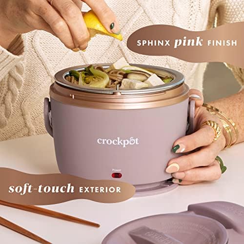 Electric Lunch Box Food Warmer 20oz – Blush Pink - Curated Catalog N3