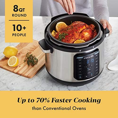 8 Quart Express Crock Multi-Use Pressure Cooker - Curated Catalog I9
