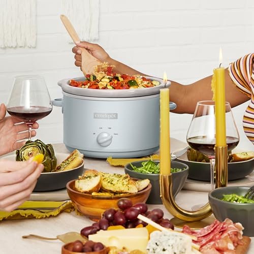 4.5 Quart Manual Slow Cooker – Macaroon Blue - Curated Catalog G6