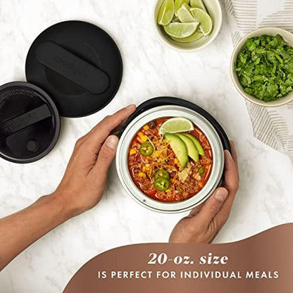 Electric Lunch Box Food Warmer 20oz – Black - Curated Catalog X8