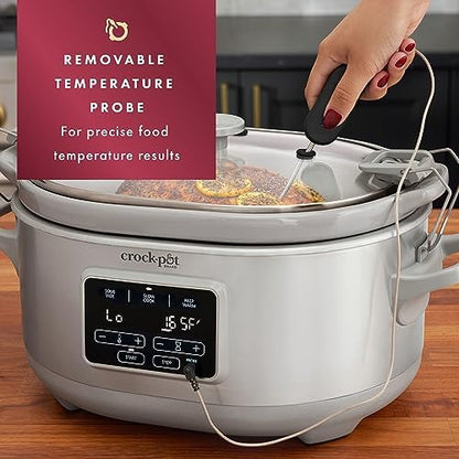 7 Quart Programmable Cook & Carry Slow Cooker - Curated Catalog H6