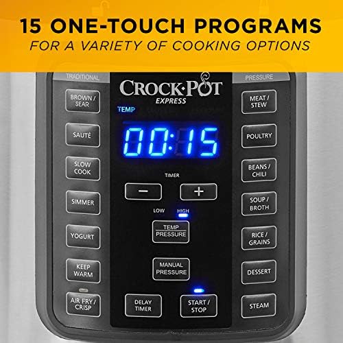 Express Crisp 8 Quart 10-in-1 Pressure Cooker - Curated Catalog W7