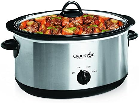 7 Quart Oval Manual Slow Cooker – Stainless Steel - Curated Catalog Q4