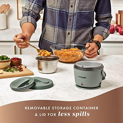 Portable Electric Lunch Box Food Warmer – Green - Curated Catalog F9