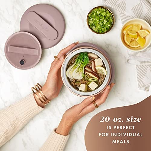 Electric Lunch Box Food Warmer 20oz – Blush Pink - Curated Catalog N3