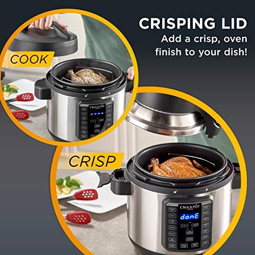 Express Crisp 8 Quart 10-in-1 Pressure Cooker - Curated Catalog W7
