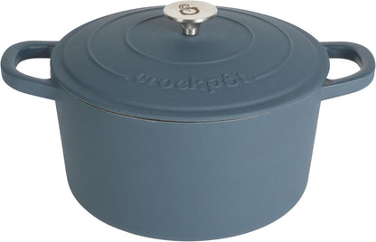 3 Quart Enameled Cast Iron Dutch Oven – Aqua - Curated Catalog I0