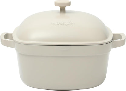 3 Quart Enameled Cast Iron Dutch Oven – Aqua - Curated Catalog I0