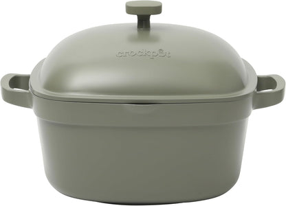 3 Quart Enameled Cast Iron Dutch Oven – Aqua - Curated Catalog I0