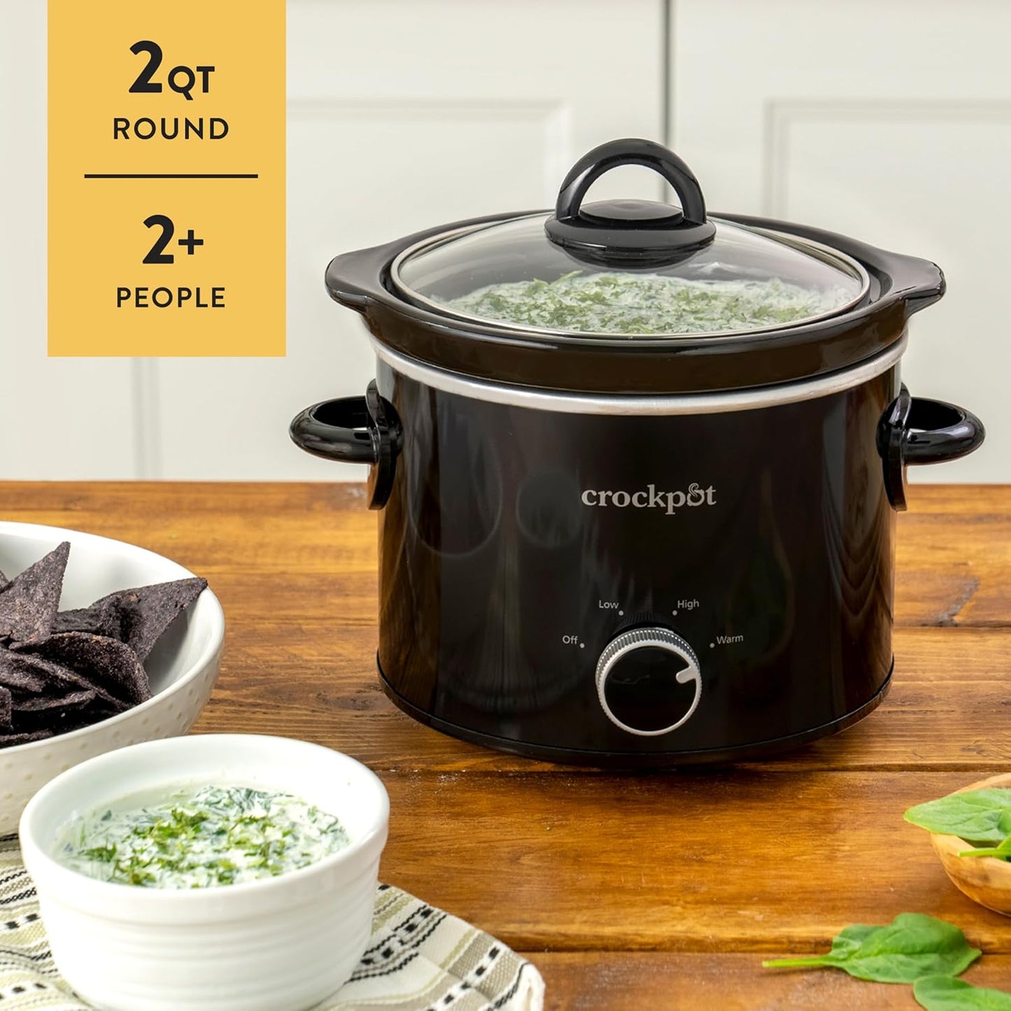 2 Quart Mini Slow Cooker – Classic Compact Cooker - Curated Catalog B3