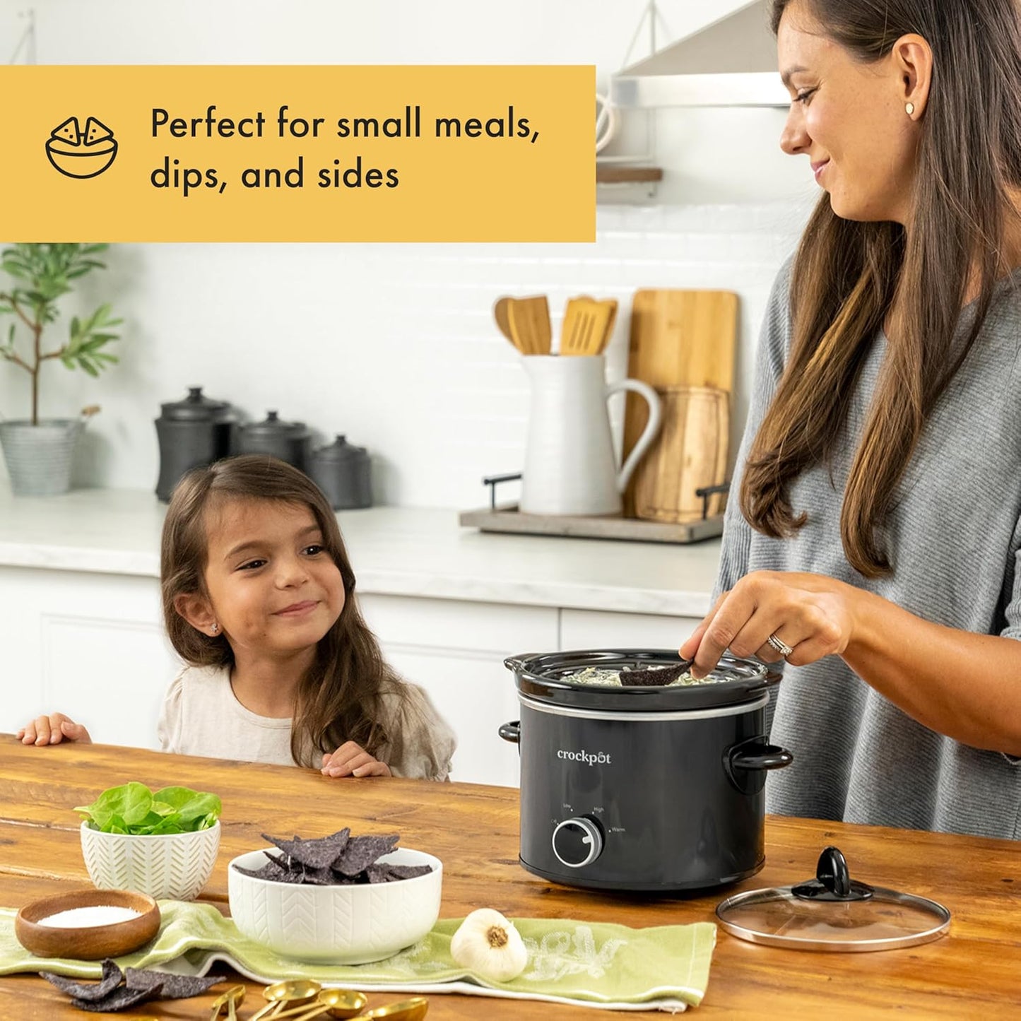2 Quart Mini Slow Cooker – Classic Compact Cooker - Curated Catalog O9